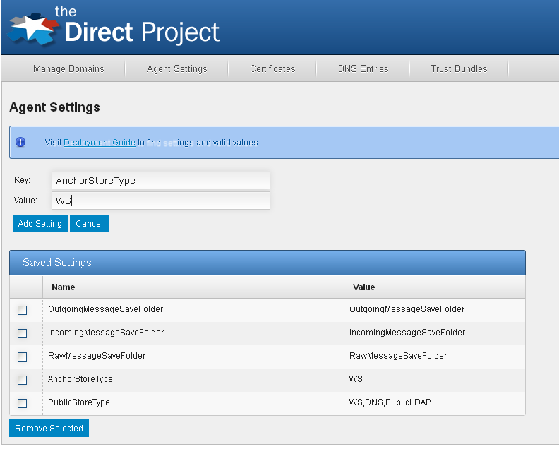 WSConfigAddSetting